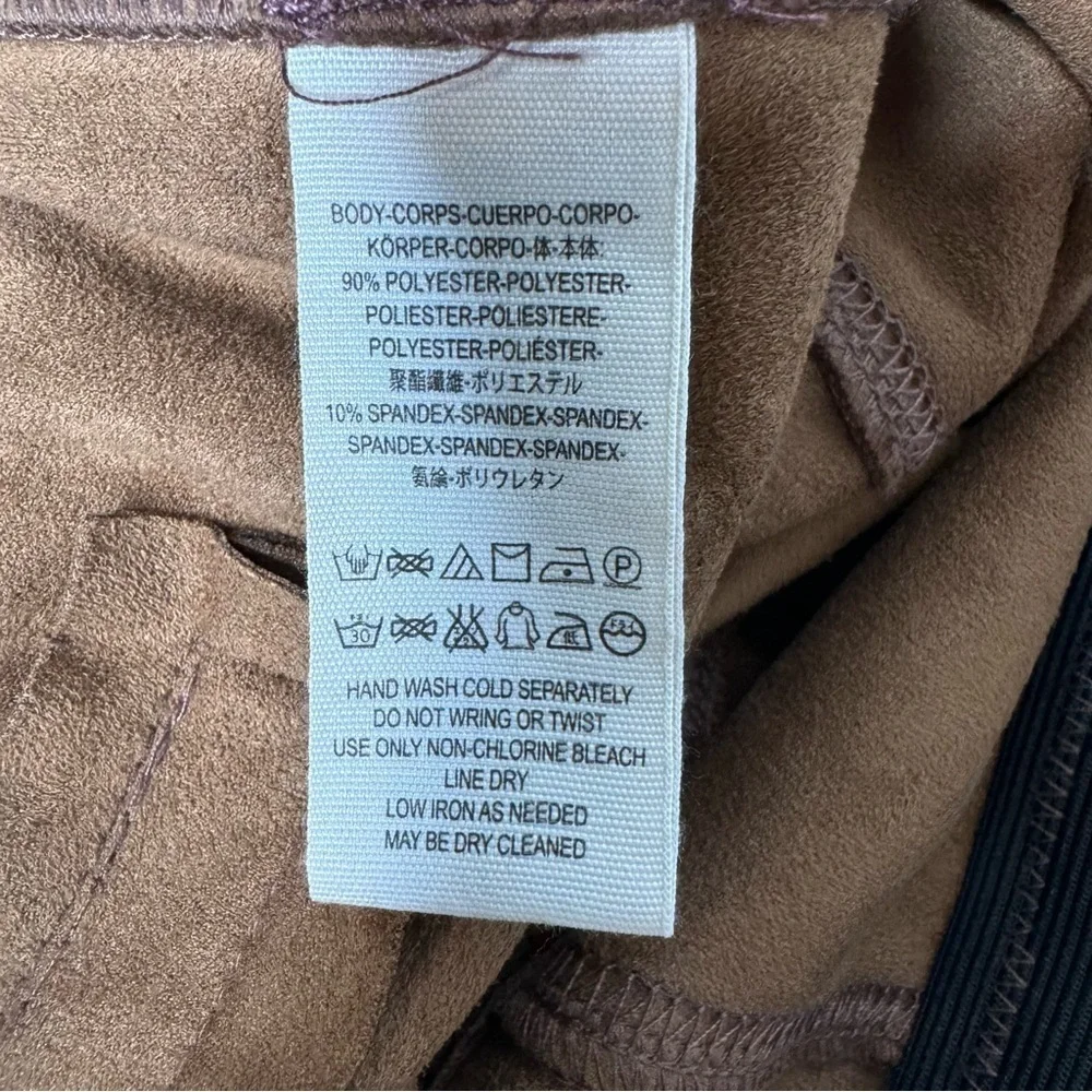 Free People Never Let You Go Faux Suede Leggings in Brown‎ 27